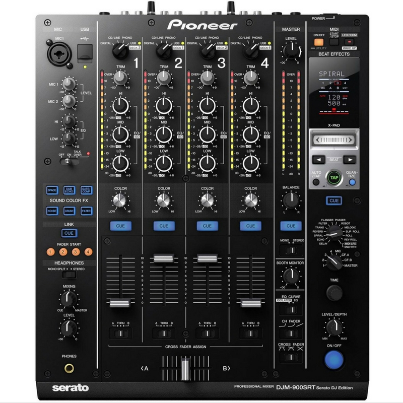 Pioneer DJM-900SRT 4-Channel Professional DJ Mixer