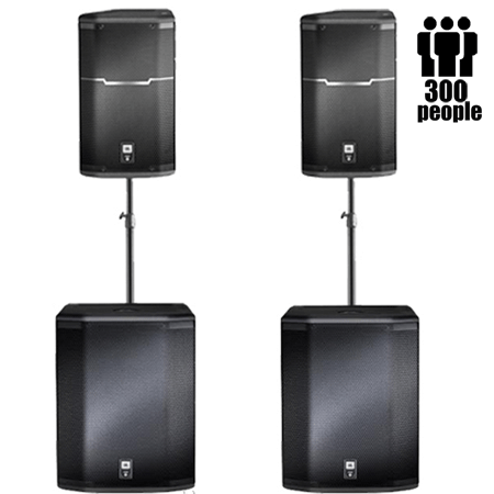 Sound System 300 - Up To 300 People