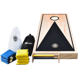 Deluxe Wood Cornhole Game Set